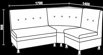 Угловой кухонный диван Нео КМ-05 ДУ в Сочи - предосмотр 2